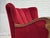Danish Relax Armchair in Furniture Velour and Carved Oak Wood, 1950s For Sale - Image 14 of 18
