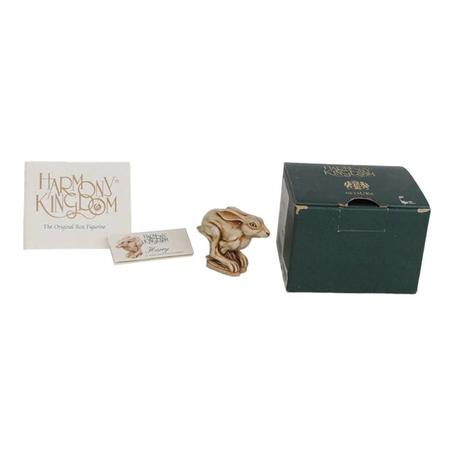 Harmony Kingdom 1999 Harry Rabbit NetsUKe Treasure Jest Figurine With Box 5137b For Sale