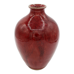 Pottery Sang De Boeuf Glaze Vase by Travis Owen in 2013