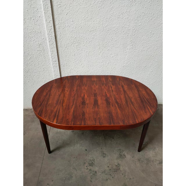 Wood Mid-Century Extendable Palisander Dining Table from Dinamarca, 1970s For Sale - Image 7 of 12