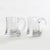 Glass Antique Etched Glass Ground Bottom Pitcher and Two Mugs For Sale - Image 7 of 11