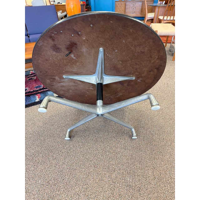 Eames 1960s Charles & Ray Eames for Herman Miller White Laminate Aluminum Base Coffee Table For Sale - Image 4 of 11