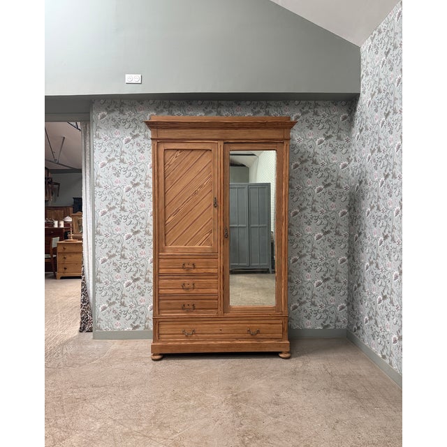 Antique Country Wardrobe in Wood, 1890s For Sale - Image 16 of 16