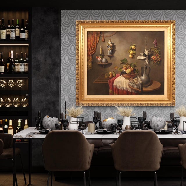 1950s Italian Artist, Still Life, 1950, Oil on Canvas, Framed For Sale - Image 5 of 17