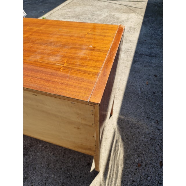 Vintage Mahogany Burl Sideboard, 1950s For Sale - Image 9 of 18
