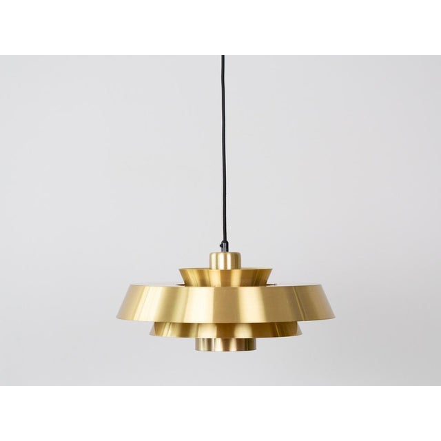 Vintage Danish Nova Pendant Lamp by Jo Hammerborg for Fog & Mørup, 1963 For Sale - Image 3 of 14