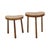 Vintage Wooden Kidney-Shaped Nesting Tables Wood, 1960s, Set of 2 For Sale - Image 9 of 17