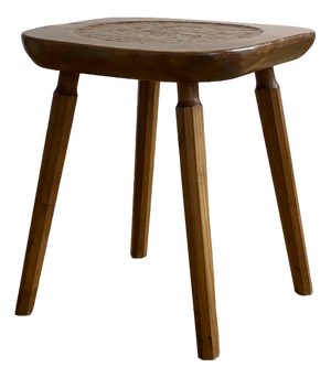 French Modernist Brutalist Stool or Side Table, 1950s