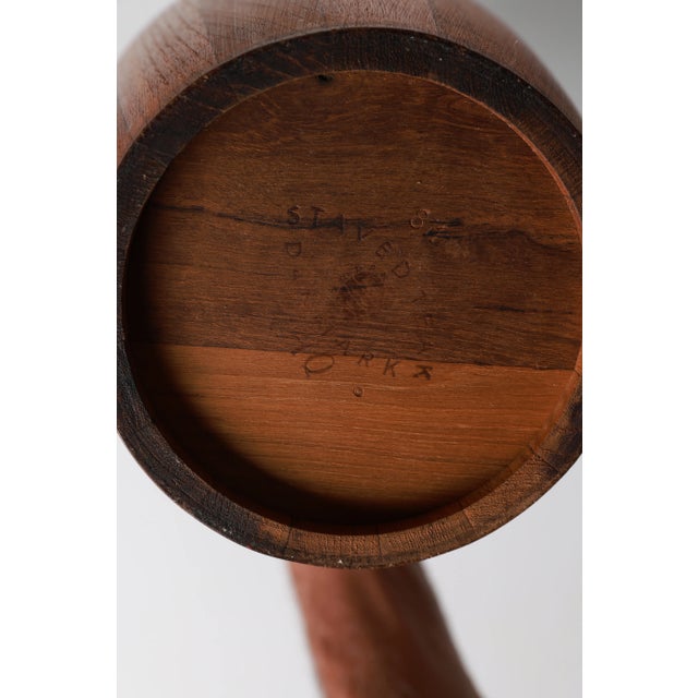 1960s Dansk Teak Ice Bucket by Jens Quistgaard | Mid-Century Modern Scandinavian Design For Sale - Image 9 of 11