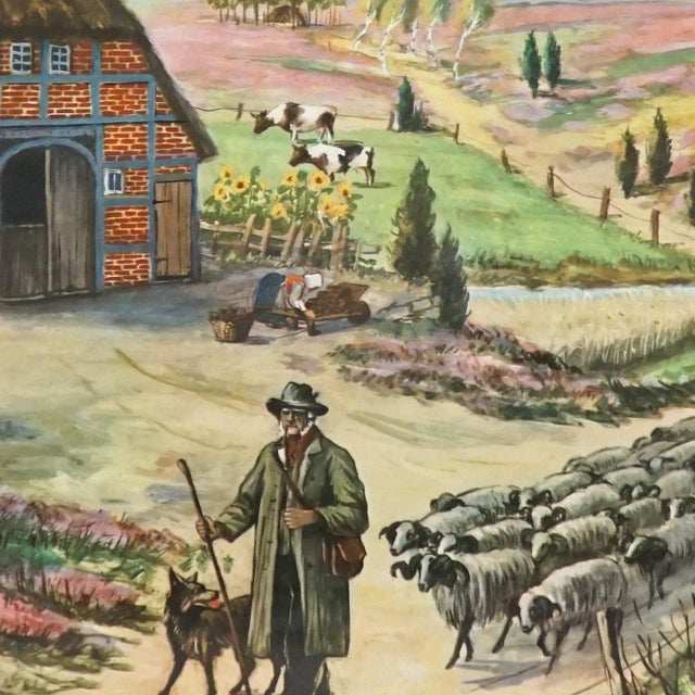 Lueneburg Heathlands Wall Chart Poster from Tellus For Sale - Image 3 of 6