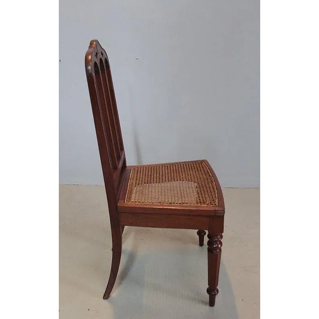 Antique Mahogany Dining Chairs, Set of 6 For Sale - Image 4 of 9