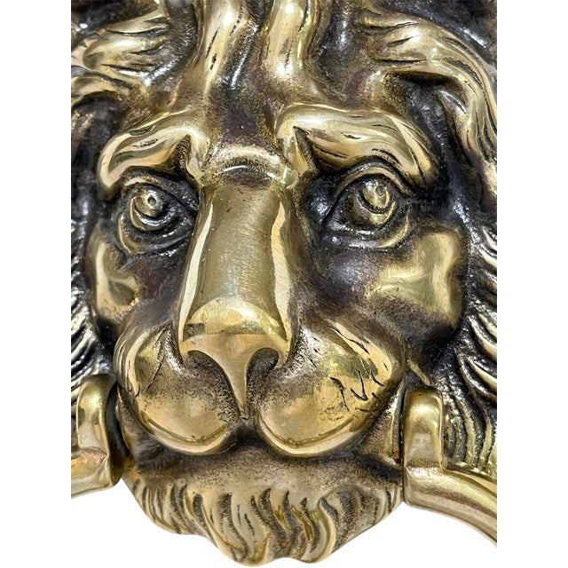 An impressive lion's head door knocker on a large door always makes for a grand and sophisticated entrance. This...
