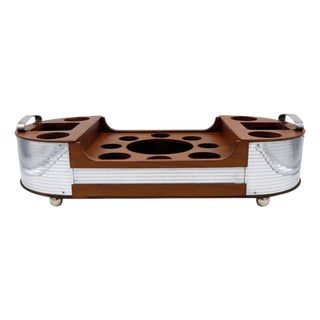 1950s Art Deco Serving Bar Tray For Sale