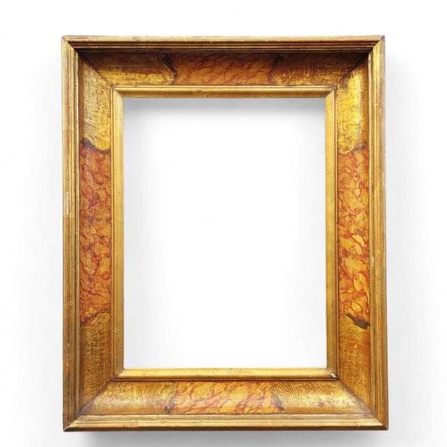 17th Century Style Lacquered Wooden Frame, Italy, Late 19th-Early 20th Century For Sale - Image 15 of 15