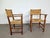 French Primitive Rush Chairs, 1930s, Set of 2 For Sale - Image 5 of 11