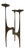 Brutalist Floor Candleholder by Michael Harjes, Germany, 1960 For Sale