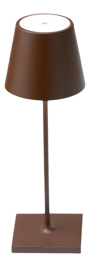 Zafferano Poldina Pro Mini Cordless Lamp in Rust