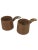 Mid-Century Modern 1960s Scandinavian Modern Teak & Raffia Candle Holders- a Pair For Sale - Image 3 of 12