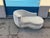 Vladimir Kagan Style Chaise Lounge Post Modern For Sale - Image 4 of 7