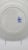 Mid 20th Century Edwardian Blue & White Ellesmere Plate For Sale - Image 5 of 6
