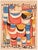 A polychrome design with a fishing village and boats. A Vibrant Artistic Vintage Swedish Tapestry Dated 1957 And Signed...