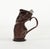 Glass Mid-Century Liqueur Bottle in Brown Leather and Glass, Italy, 1960s For Sale - Image 7 of 14
