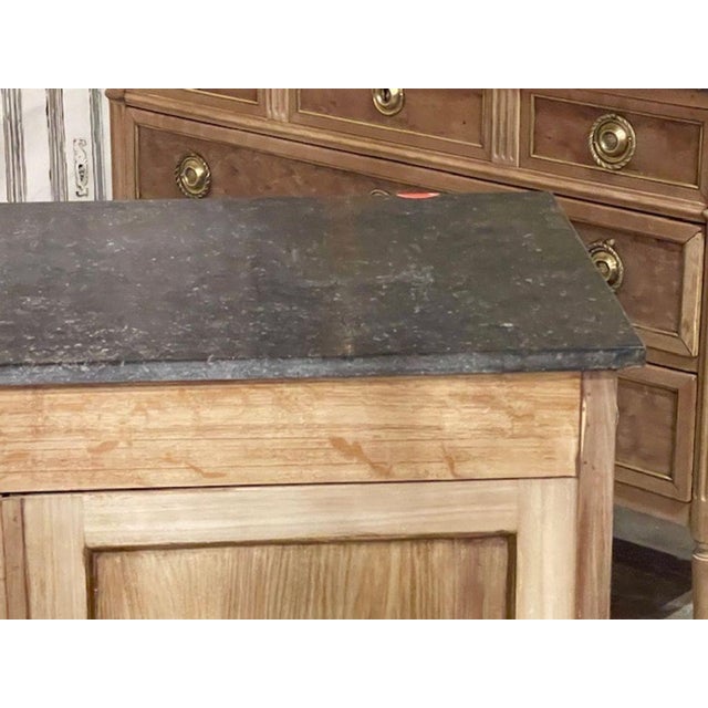 19th Century French Louis XVI Bleached Fruitwood Enfilade For Sale - Image 5 of 8