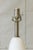Pair of Italian Mid-Century Frosted White Murano Glass Table Lamps, 1950s For Sale - Image 4 of 7