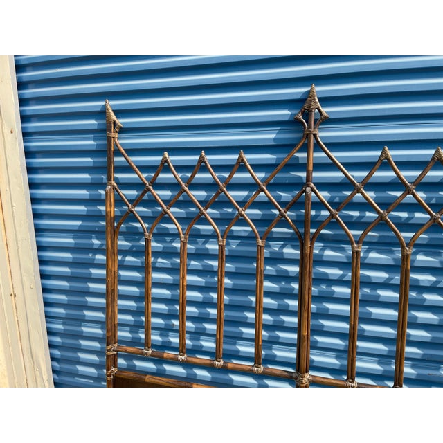 McGuire Rattan Gothic Headboard California King Chairish