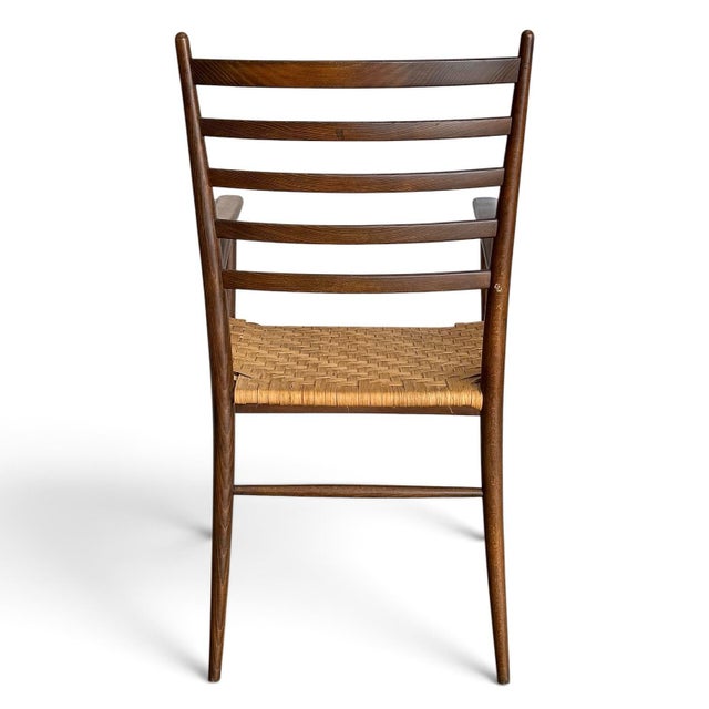Beech Armchair Attributed to Chiavari; Italy, 1950s For Sale In Atlanta - Image 6 of 15