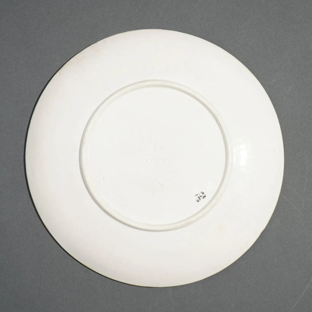 Polychrome Glazed Argenta Majolica Plate by Wedgwood, C. 1884 For Sale - Image 9 of 12