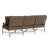 Not Yet Made - Made To Order Brown Jordan Venetian Sofa, Mica frame with Fusion Moccasian fabric For Sale - Image 5 of 11