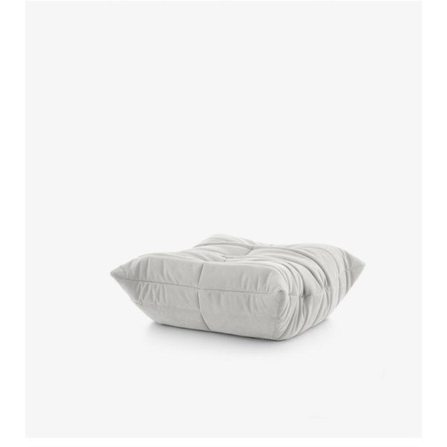 Brand new TOGO Alcantara gray/pearl foot ottoman. Brand new. 2023. Retail $3200.