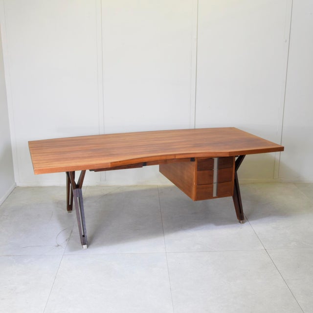 Tolomeo Executive Desk by Ennio Fazioli for Mim Roma, 1960s For Sale - Image 13 of 13