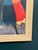 1960s Ebbe Höglund, Cityscape with House Facades, 1960, Oil on Canvas, Framed For Sale - Image 5 of 15