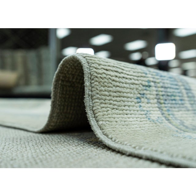 Textile Turkish Oushak Rug 8'10" x 12'5" #19187 For Sale - Image 7 of 8