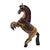Festive Mexican Hand-Carved Painted Wooden Horse, Folk Art, 15.5" For Sale - Image 10 of 16
