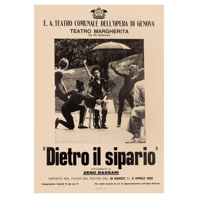 Unknown, Margherita Theatre Poster, Offset Print, 1982 For Sale