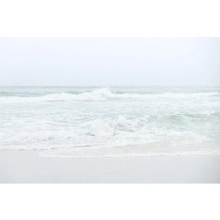 Contemporary Minimalist Beach Fine Art Photography Print, 45 X 30" Coastal Wall Art, 'Neutral Waves' Artwork For Sale