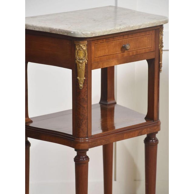 Gilt Metal Mounted Bedside Tables, 1890s, Set of 2 For Sale - Image 13 of 14