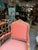 1970s 1970s Coral Vintage Wooden Accent Chair For Sale - Image 5 of 7