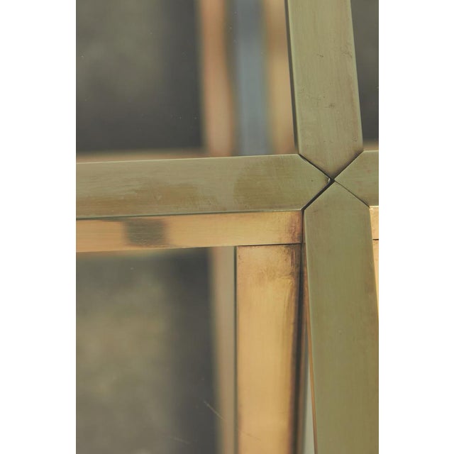 Metal Octagonal Brass Table by Renato Zevi, 1970s For Sale - Image 7 of 18