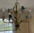 1970s Italian Mid-Century Tole Five Light Chandelier With Gathered Blue Flowers, Grasses and Wheat Stalks For Sale - Image 12 of 18