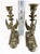 Early 19th Century Neo Classical Brass Chimera Candle Sticks For Sale - Image 12 of 12