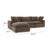 Cali 4-Piece Chocolate Brown Performance Velvet Sectional For Sale In Los Angeles - Image 6 of 7