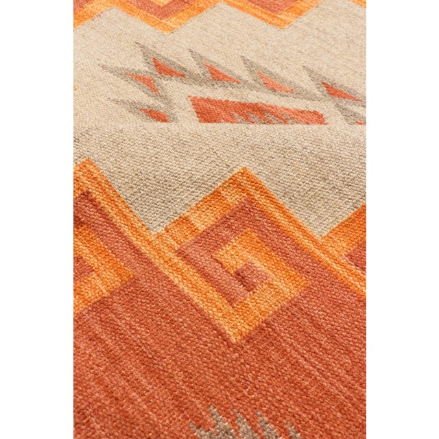 Modern Pasargad Home Tuscany Mocha Wool Area Rug- 3'11'' X 5'11'' For Sale - Image 3 of 5
