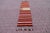 1970s Scandianvian Red Striped Kilim Runner For Sale - Image 9 of 9