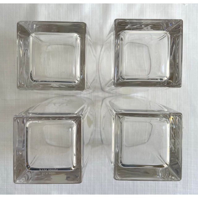 Transparent Kate Spade for Lenox Reindeer Tumblers - Set of 4 For Sale - Image 8 of 10