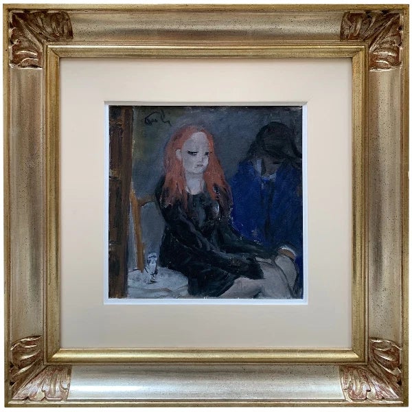 Personages is a striking example of Paoli's mature figurative style, a subject built from loose, confident color and a...