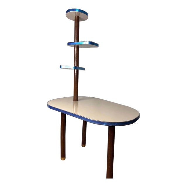 Mid Century Wooden Stand Multi Used For Sale